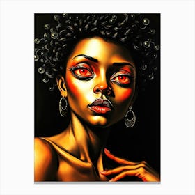 Afro-American Woman 1 Canvas Print