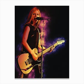 Spirit Of Avril Lavigne Canvas Print