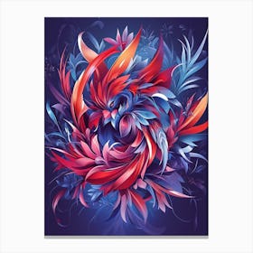 Abstract Phoenix Canvas Print