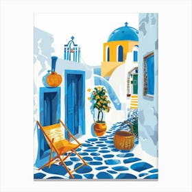 Greece Village 4 Canvas Print