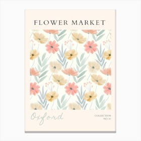 Flower Market 36 Canvas Print