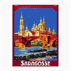Zaragoza, Cathedral Basilica Of Our Lady Of The Pillar Canvas Print