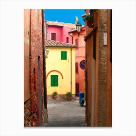 Tuscany Street Canvas Print