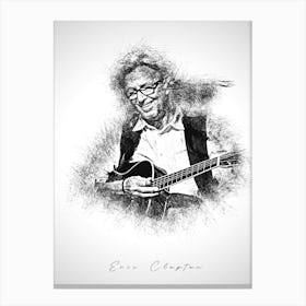 Eric Clapton Canvas Print