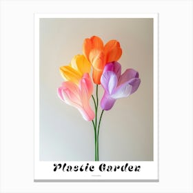 Dreamy Inflatable Flowers Poster Cyclamen 3 Canvas Print