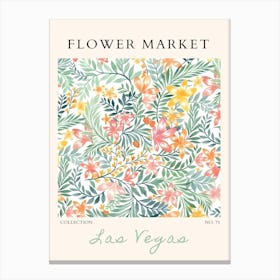 Flower Market 54 Canvas Print