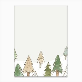 Christmas Trees Canvas Print