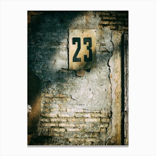 Outside Number 23 Canvas Print