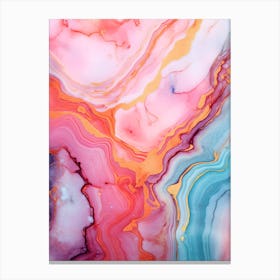 Colorful Marble Canvas Print