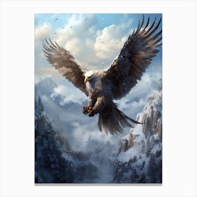 Winter Eagle 2 Canvas Print