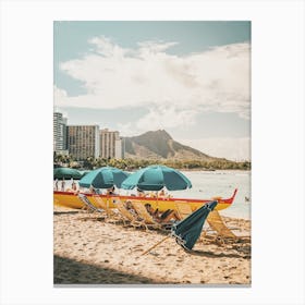 Hawaii Beach Vacation Canvas Print