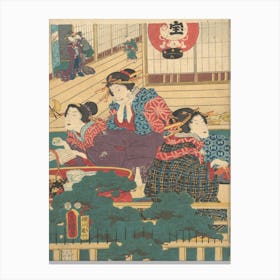 Print 48 By Utagawa Kunisada Canvas Print