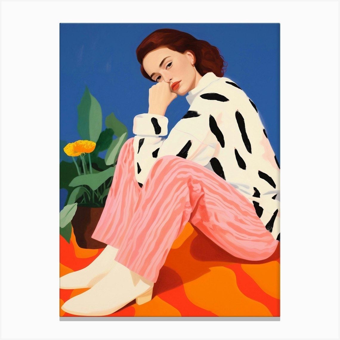 Boho Poster Club 6 Femmes 2 Canvas Print by Boho Print Collection