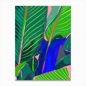 Tropical Leaves 1 Canvas Print