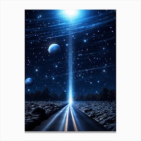 Road To The Stars Canvas Print