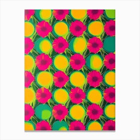 Ranunculus Andy Warhol Flower Canvas Print