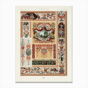 18th Century Pattern, Albert Racine (12) Canvas Print