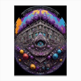 Psychedelic Sphere~ Escape Clause ~ Reimagined Canvas Print