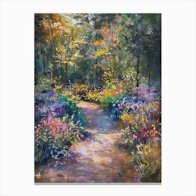  Floral Garden English Oasis 8 Canvas Print