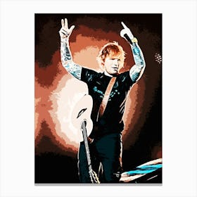 Ed Sheeran 7 Canvas Print