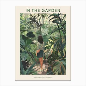 In The Garden Poster Vandusen Botanical Garden Canada 1 Canvas Print