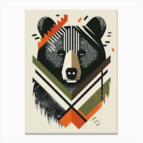 Bear Head Canvas Print