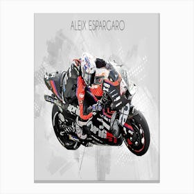 Aleix Espargaro Riders Street Art Canvas Print