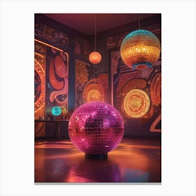 Disco Ball Canvas Print