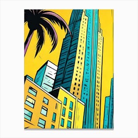High-Rise Luxury Suites of Miami Canvas Print