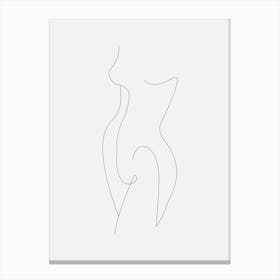 Minimalist Nude Canvas Print