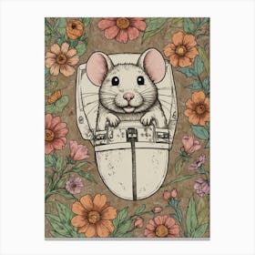 Mouse In A Box Canvas Print