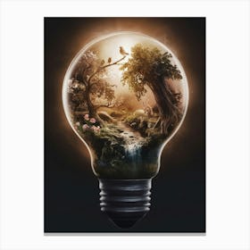 Light Bulb Canvas Print