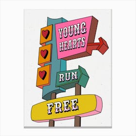 Young Hearts Run Free, Candi Staton Retro Canvas Print