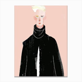 Man Illustration Canvas Print