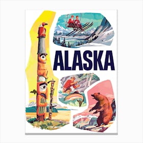 Alaska, Tourist Attractions Canvas Print