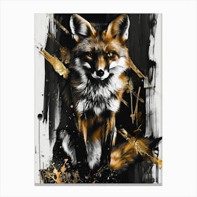 Fox Art 3 Canvas Print