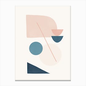 Abstract Minimal Shapes 32 Canvas Print
