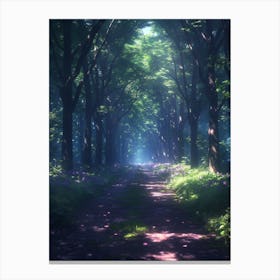 Path In The Forest Canvas Print