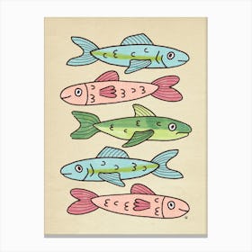 School of Fish Canvas Print