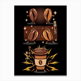 Funny Coffee Fusion Canvas Print