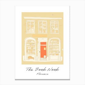 Florence The Book Nook Pastel Colours 3 Poster Canvas Print