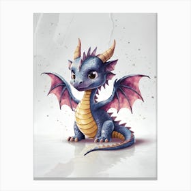 Cute Little Dragon Canvas Print