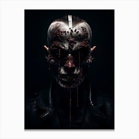 Bloody Skull Canvas Print