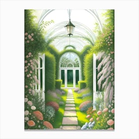 Into The Garden Art 1 Canvas Print