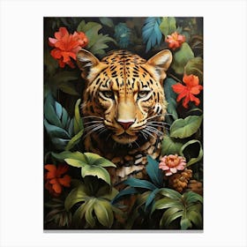 Jaguar In The Jungle art print 1 Canvas Print