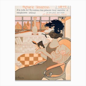 New Year S Greeting From Octave Uzanne For The Year (1897), Georges De Feure Canvas Print