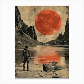 Red Moon In The Sky 7 Canvas Print