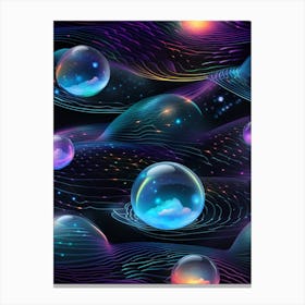 Bubbles In The Sky Canvas Print