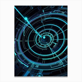 Futuristic Space 2 Canvas Print