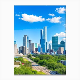 Houston Texas  Photography Canvas Print